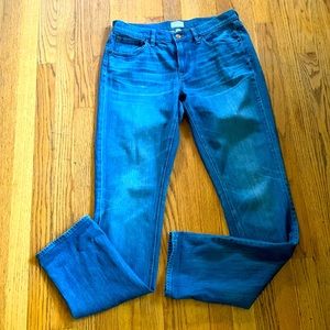 J Crew Trademark Denim Matchstick Straight Jeans